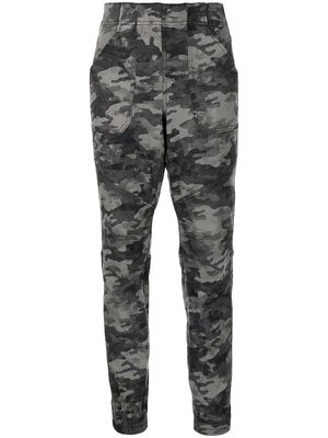 Spanx camouflage print twill joggers - Black