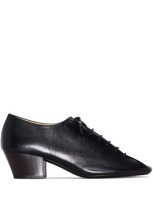 Lemaire 50mm square-toe derby shoes - Black