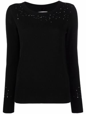 Max & Moi stud-embellished jumper - Black
