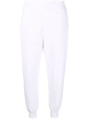 Alexander McQueen logo-print track pants - 0909 WHITE