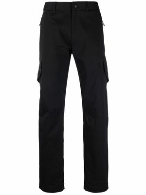 Moncler logo-print cargo trousers - Black