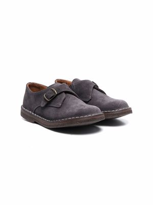 Pèpè buckle-fastening suede mocassins - Grey