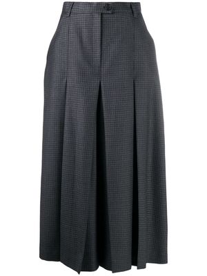 Maison Margiela houndstooth-pattern cropped trousers - Grey