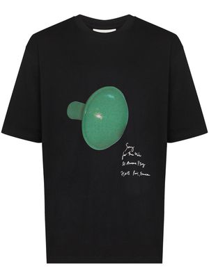 Song For The Mute Sprinkler logo-print T-shirt - Black