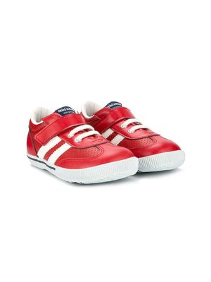 Miki House side stripe sneakers - Red