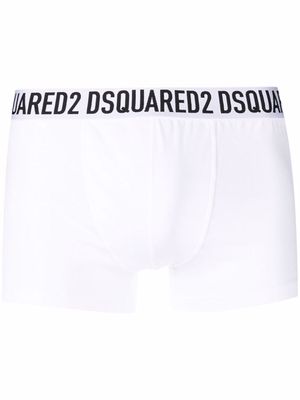 Dsquared2 logo waistband boxer - White