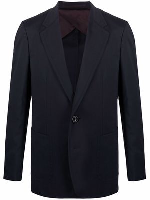 Kolor fitted single-brasted blazer - Blue