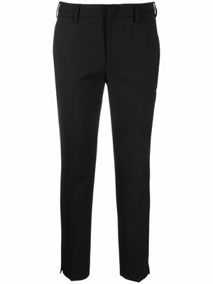 Pt05 slim-fit cropped trousers - Black