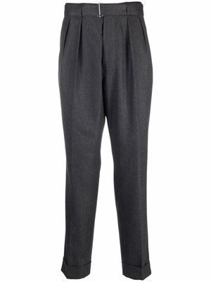Officine Generale tapered tailored-leg trousers - Grey