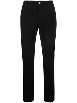 Transit slim-fit tapered trousers - Black