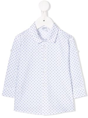 Aletta star print shirt - White