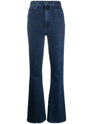 J Brand high-waisted bootcut jeans - Blue