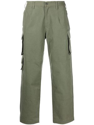 John Elliott straight-leg field trousers - Green