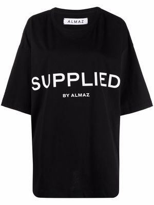 Almaz logo-print T-shirt - Black