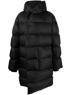 Rick Owens hooded padded coat - Black
