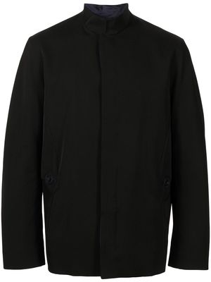 SHIATZY CHEN mandarin-collar wool jacket - Black
