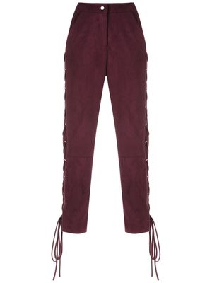 Olympiah Napoles cropped trousers - Purple