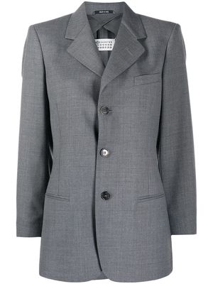 Maison Margiela notch collar single-breasted blazer - Grey