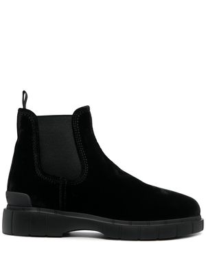 Car Shoe suede Chelsea boots - Black