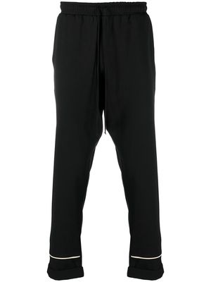 Alchemy straight-leg pyjama trousers - Black