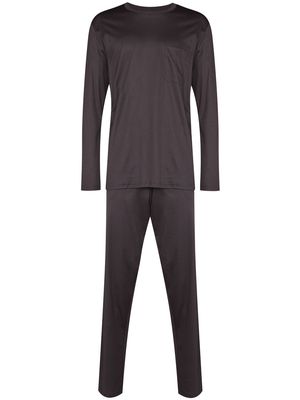 Zimmerli long-sleeve pajama set - Grey