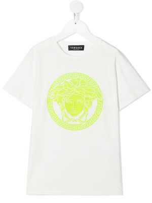 Versace Kids Medusa head-print T-shirt - White