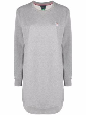 PS Paul Smith logo-print sweater dress - Grey