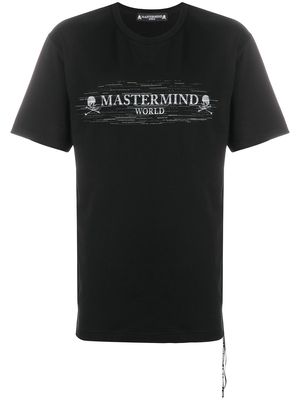 Mastermind World logo print T-shirt - Black