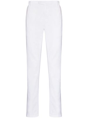 Eleventy mid-rise straight-leg trousers - White