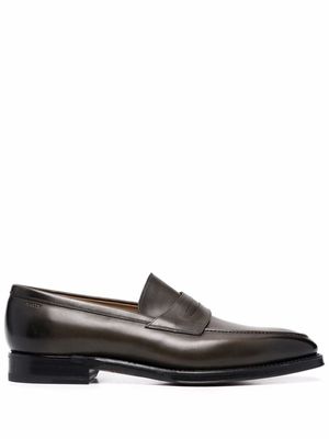 Bally slip-on leather loafers - Green