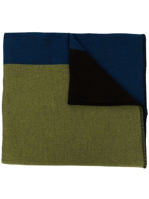 colville large colour-block scarf - Green