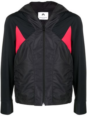Marine Serre colour-block track jacket - Black