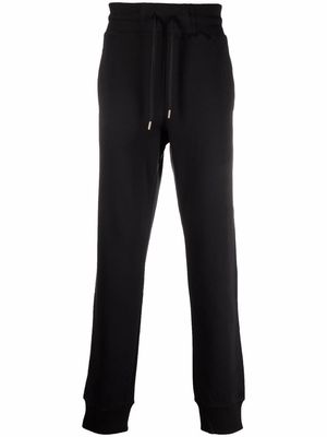 Versace Jeans Couture rib-trimmed cotton track pants - Black