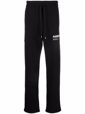 AMBUSH logo-print track pants - Black