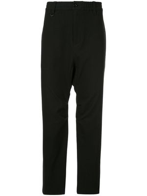 Makavelic drop-crotch trousers - Black