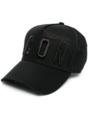 Dsquared2 logo-print cap - Black