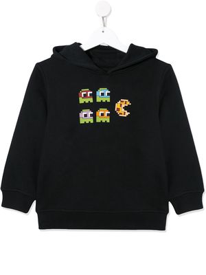 Mostly Heard Rarely Seen 8-Bit Pacman pizza hoodie - Black