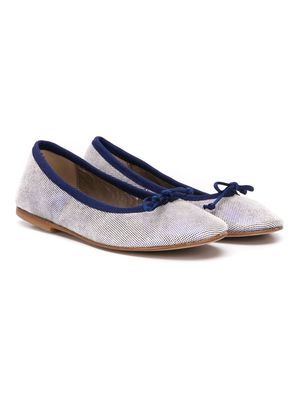 Pèpè bow detailed ballerina shoes - Blue