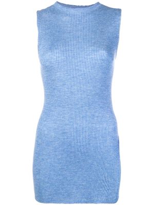 Cashmere In Love cashmere ribbed vest - Blue