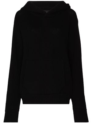 Les Tien long-sleeve cashmere hoodie - Black
