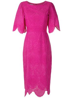Olympiah Nielle embroidered cocktail dress - Pink
