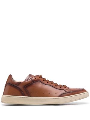 Officine Creative Kareem leather low-top sneakers - Brown