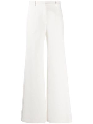 Magda Butrym wide-leg flared trousers - White