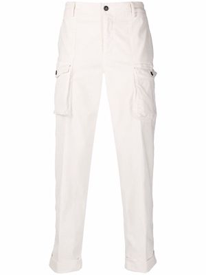 Eleventy corduroy slim-fit trousers - White