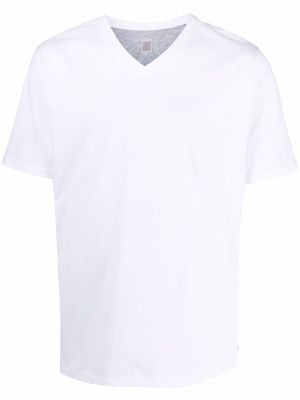 Eleventy V-neck cotton T-shirt - White