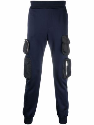 Versace pocket-detail track pants - Blue