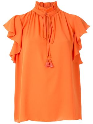 Olympiah ruffled Juli blouse - Orange