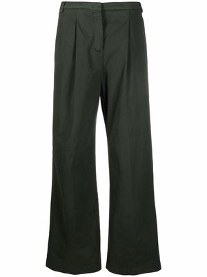 ASPESI high-waisted wide-leg trousers - Green