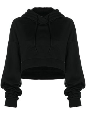 Y-3 cropped hoodie - Black