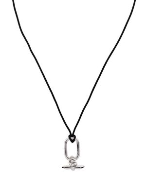 Capsule Eleven Cartouche pendant necklace - Silver